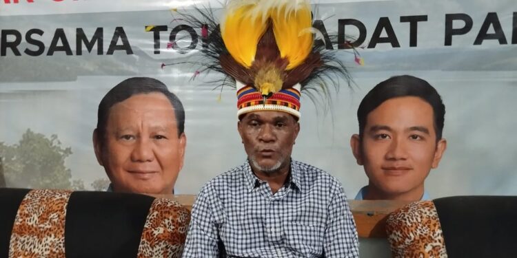 Prabowo Gibran Unggul Versi Quick Count, Kepala Suku di Papua Yanto Eluay Sampaikan Selamat