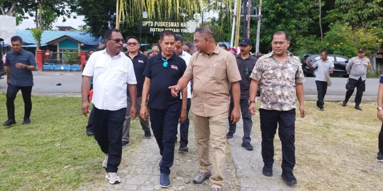 Pj Gubernur Papua Monitoring Pemilu di Kabupaten Jayapura