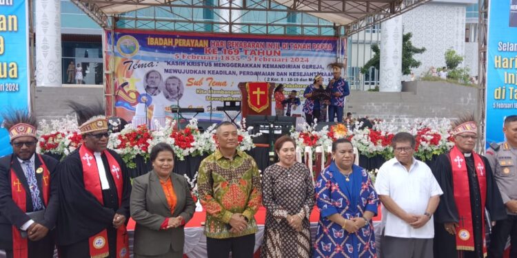 HUT Pekabaran Injil Ke 169, Pdt. Andris Tjoe Serukan Kolaborasi Membangun Tanah Papua untuk Kemuliaan nama Tuhan