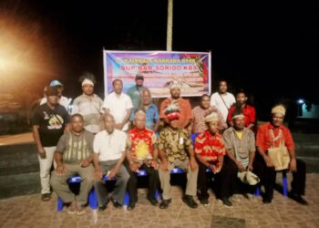 Kankain Karkara Byak Sup Bar “Sorido KBS”, Mulai Sosialisasi Perekrutan Bakal Calon Anggota DPRK dan DPRP Kursi Adat