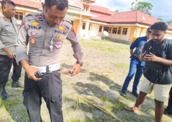 Amukan Masyarakat di Elelim, Personel Polres Yalimo Jadi Korban