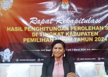 Tersisa 6 Distrik, KPUD Nabire Akan Minta Tambahan Waktu, Pleno Rekapitulasi Suara Tingkat Kabupaten