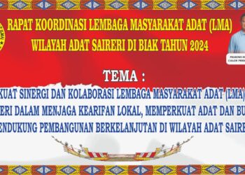 Rakor LMA Wilayah Adat Saireri Digerlar di Biak  