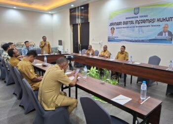 Bagian Hukum Setda Pemkab Mamteng Ikut Bimtek JDIH