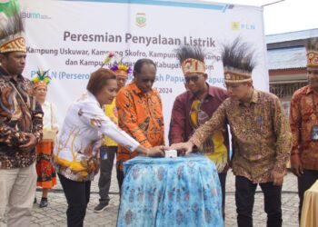 Lewat Light Up The Dream, PLN Beri Penerangan Fasilitas Sekolah hingga Rumah Adat di Keerom, Papua