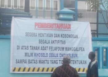 Kepala Suku Obaja Ondikeleuw, Sesalkan PT Trigana Jayapura Serobot Tanah Adat