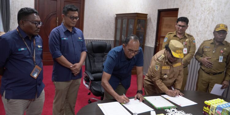 Wujudkan Papua Tengah Terang, Pemprov Lakukan Kerjasama Dengan PLN