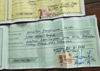 LSM KAMPAK Papua Desak Kajari Baru, Tangkap Terduga Korupsi Pembangunan Gedung Gereja Bethania Waren Rp.8,5 Milliar