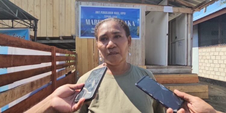 Lenni Suebu : UPH Tepung Sagu Mabers Phuyakha Baru Berjalan Dua Bulan Lebih