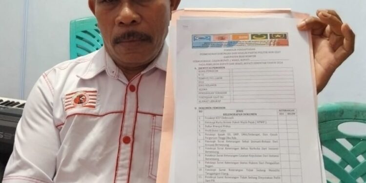 Cari Pemimpin Baru Biak Numfor 2024,  Parpol Non Seat Buka Pendaftaran Cakada