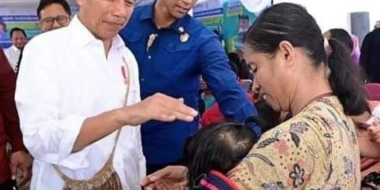 Peringatan HAN 2024 Presiden RI Pantau Vaksin Polio di Kabupaten Jayapura Papua
