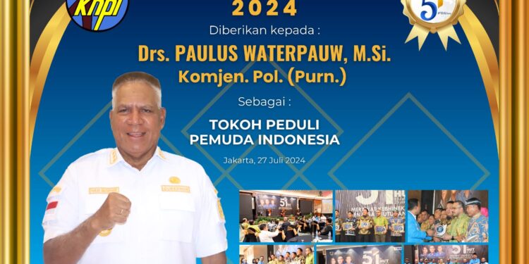 KNPI Award 2024 Bukti Nyata Paulus Waterpauw Berkontribusi Majukan Pemuda