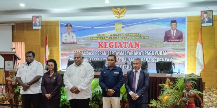 Kesbangpol Kota Jayapura Sosialisasi, Peran Serta Ormas, Paguyuban Dalam Pilkada Serentak Kota Jayapura