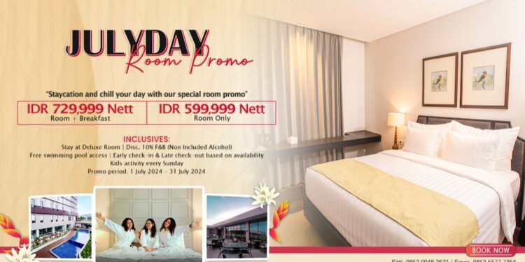 Juli 2024, Hotel Suni Abepura Hadirkan Promo “Julyday”