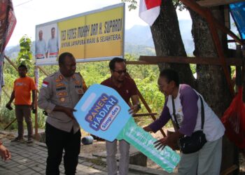 Penarikan Undian Simpedes Bank BRI Sentani di Hadiri Kapolres Jayapura