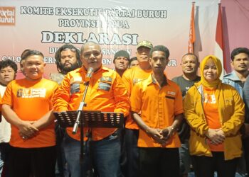 Partai Buruh Provinsi Papua Deklarasi Siap Menangkan MDF dan AR di Pilgub Papua 2024