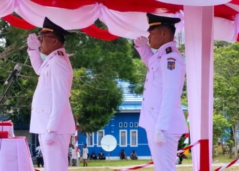Peringatan HUT Kemerdekaan RI ke-79 di Mamteng, PJ Bupati Ajak Masyarakat Jaga Suasana Kondusif