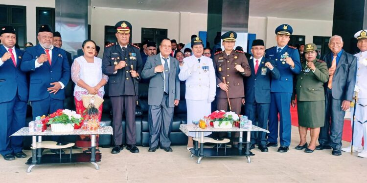 HUT RI Ke 79 di Supiori Berlangsung Aman dan Kondusif