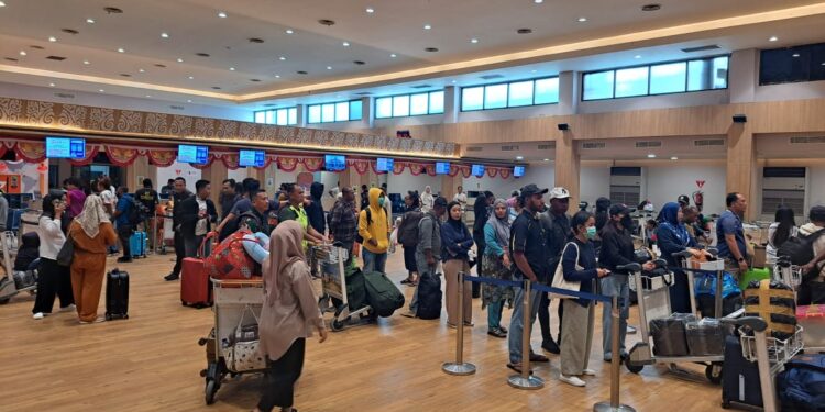 Trafik Bandara Sentani Periode Agustus 2024