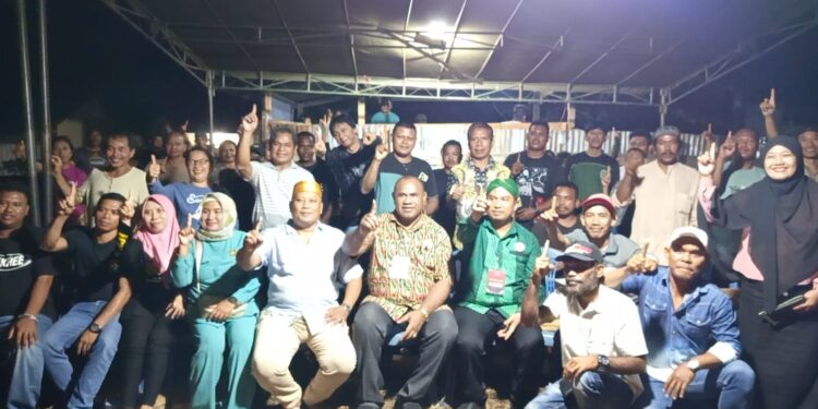 Paslon TEPAD Resmikan Posko Pemenangan di BTN Marwa 1&2