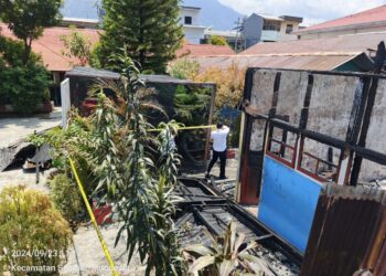 Kebakaran Sekolah SD YPK Sentani ‘ Didalami Polres Jayapura