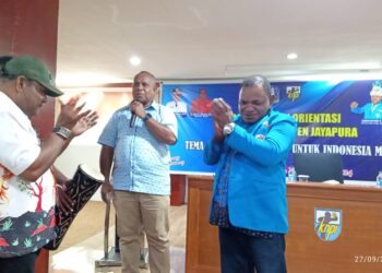 Jan Yoku Resmi Buka Rakerda dan Orientasi DPD KNPI Kabupaten Jayapura