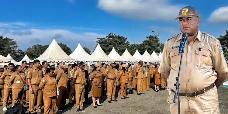 Ted Yones Mokay Resmi Berpamitan Kepada Pimpinan Pemkab Jayapura