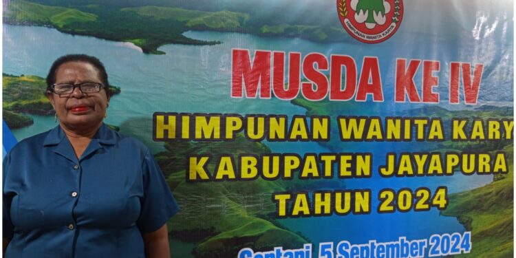 MUSDA Ke-IV HWK Kabupaten Jayapura ‘ Elisabeth Yantewo Terpilih Sebagai Ketua