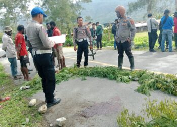Polres Jayawijaya Terima Laporan Perihal Penemuan Jenazah Di Jln. Trans Wamena-Jayapura
