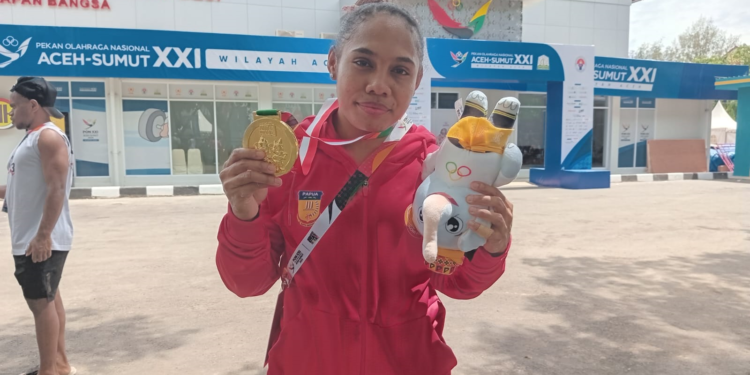 Natasya Beteyob Suplai Emas Kedua untuk Papua
