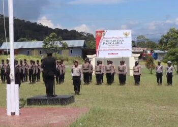 Polres Mamberamo Tengah Gelar Upacara Peringati Hari Kesaktian Pancasila
