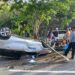 Diduga di Pengaruh alkohol’ Mobil Avanza Salto