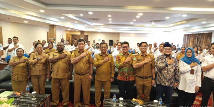 Pj. Bupati Jayapura , Meresmikan Peluncuran RME Untuk 22 PKM