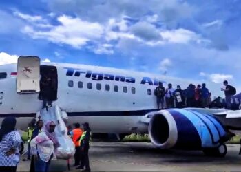 Insiden Terbakar Pesawat Trigana Air di Bandara Sentani, 4 Penumpang Alami Luka-luka