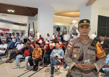 150 Personel Gabungan Amankan Kegiatan Debat Paslon Bupati Jayapura