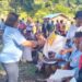 Relawan Bara JP Papua Bagikan Ratusan Kalender, Saat BTM Kampanye di Kampung Muris Kecil Distrik Demta