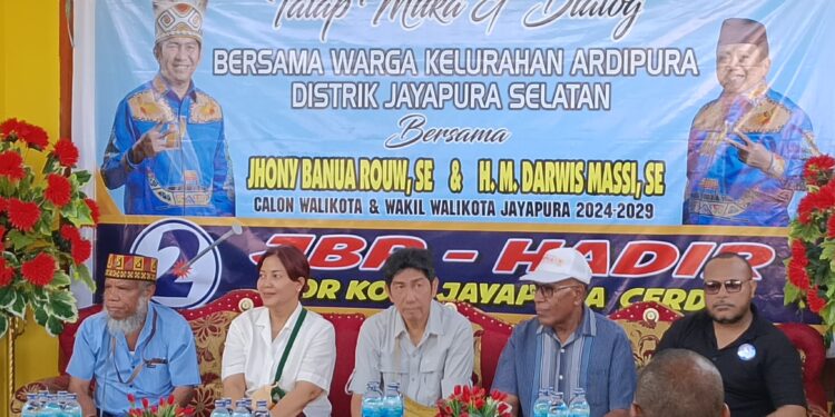 Warga Kelurahan Ardipura Nyatakan Sikap 100 Persen Siap Menangkan JBR-Hadir