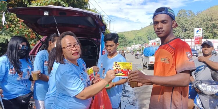 Relawan Bara JP Papua Terus Fokus Sosialisasi Menangkan BTM-YB