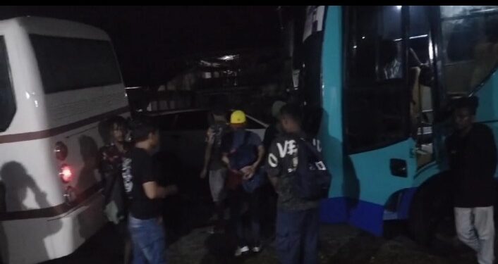 Mobilisasi Masa, Sejumlah Kendaraan Tertangkap di Bonggo, Paslon No 2 Mulai Main Curang