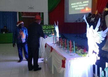 Pemkab Mamteng Gelar Natal Bersama ASN,TNI-POLRI dan Masyarakat