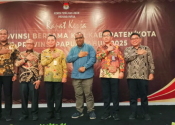 KPU Provinsi Papua Gelar Rapat Kerja Evaluasi Pilkada 2024