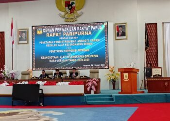 AKD DPR Papua Disahkan, Berikut Daftar Namanya
