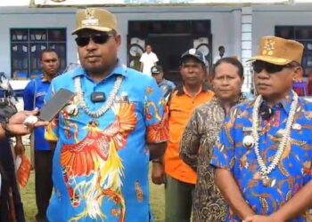 Bupati Supiori Heronimus Mansoben Siap Gandeng Adat dan Agama Membangun Supiori