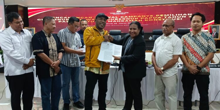 KPU Provinsi Papua Canangan Jadwal PSU Kampanye Pilgub Papua Tahun 2024 Pasca Putusan MK