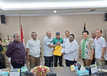 DPR Papua Menerima Dokumen Revisi Perdasi Nomor 14 Tahun 2023 Tentang Penyelenggaraan Olahraga di Papua