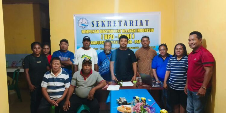 DPD Himpunan Masyarakat Nelayan Indonesia Kabupaten Biak Numfor Terbentuk