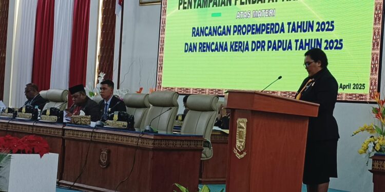 Sampaikan Pendapat Akhir, Fraksi Partai Golkar Setujui Penetapan Rencana Kerja DPR Papua Tahun 2025