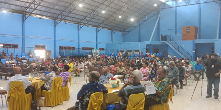 Masyarakar Suku Biak di Tanah Tabi, Ibadah Syukur HUT PI Ke 117 Tahun di Maudori Supiori