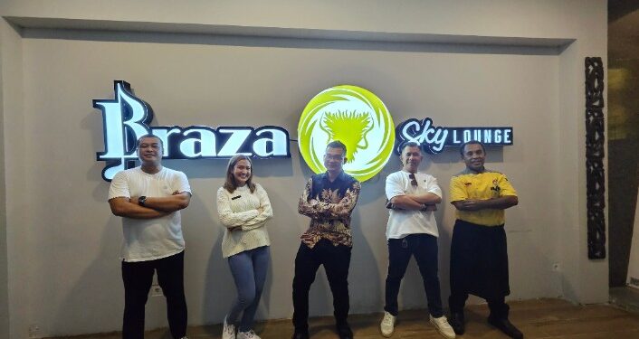 Relaunching Braza Sky Lounge, Menikmati Keindahan Kota Abepura dari Lantai 11