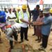 Kick Off Percepatan Pembangunan Infrastruktur di Kabupaten Supiori, Bupati Heronimus Mansoben Meletakan Batu Pertama Proyek Pembangunan Talud Pantai Yenggarbun